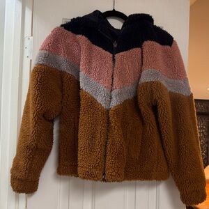 Wild Fable Multicolor Sherpa Jacket